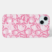Pink Shells Personalized Case-Mate iPhone Hülle (Rückseite (Horizontal))