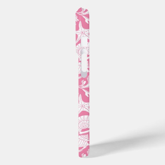 Pink Shells Personalized Case-Mate iPhone Hülle (Rückseite / Links)