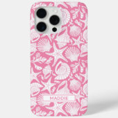 Pink Shells Personalized Case-Mate iPhone Hülle (Rückseite)