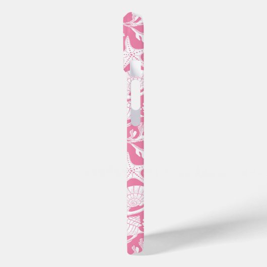 Pink Shells Personalized Case-Mate iPhone Hülle (Rückseite / Links)