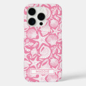 Pink Shells Personalized Case-Mate iPhone Hülle (Rückseite)