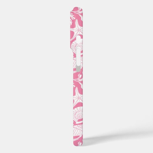 Pink Shells Personalized Case-Mate iPhone Hülle (Rückseite / Links)