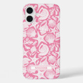 Pink Shells Personalized Case-Mate iPhone Hülle (Rückseite)