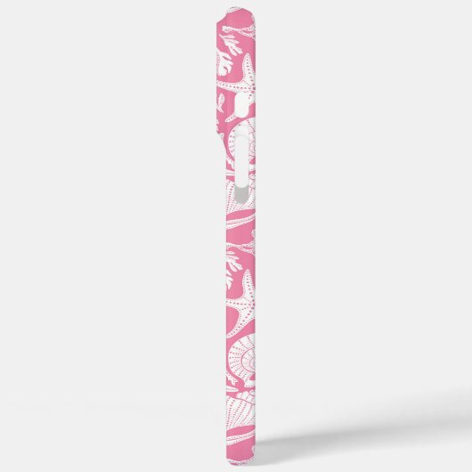 Pink Shells Personalized Case-Mate iPhone Hülle (Rückseite / Links)