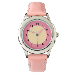 Pink Sherbet und Peach Armbanduhr