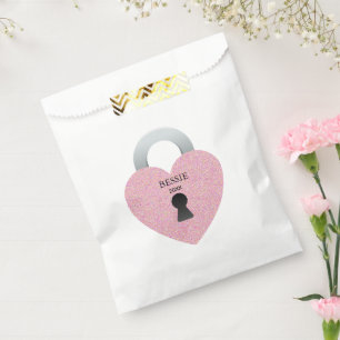 Pink Shimmer Dusche Celebrate Brautparty Geschenktütchen