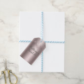 Pink Shimmer Flutter Schmetterling Sweet 16 Party Geschenkanhänger (Mit Garn)