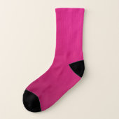 Pink Shimmer White Elegant Calligrafy Script Name Socken (Links - Außen)