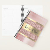 Pink Shimmery Weekly Planer Ernennung (Anzeige)