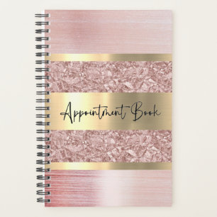 Pink Shimmery Weekly Planer Ernennung