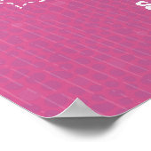 Pink Shine. Shine. Hell. Shine. Shine. Poster (Ecke)