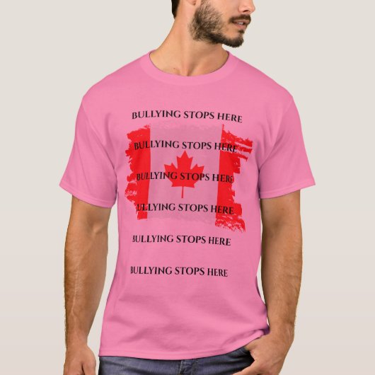 Pink Shirt Day Canada T - Shirt (Vorderseite)
