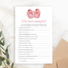 Pink Shoes Kinderdusche, die Mama am besten kennt