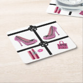 Pink Shoes Untersetzer (angewinkelt)