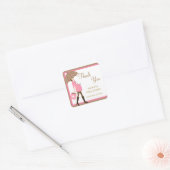 Pink Shopper Baby Shower Stickers (Umschlag)
