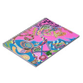 Pink Shore, Abstrakte Kunst Notizblock (Linke Seite)