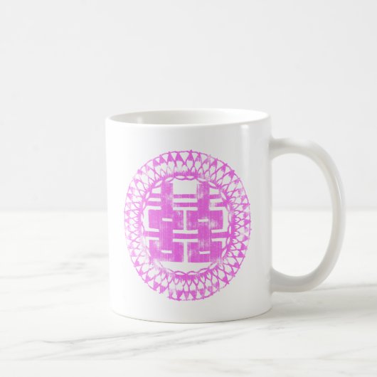Pink Shuan Xi Kaffeetasse (Rechts)