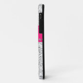 Pink & Silber Glitter und Glitzer Case-Mate iPhone Hülle (Hinten/Links)