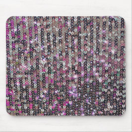 Pink-Silber-Sequenzen | Funkmuster Mousepad