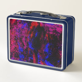 Pink Silence - Abstract Metal Bento Metall Brotdose