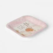 Pink Silly Goose Pappteller (Gewinkelt)