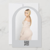 Pink Silver Butterfly Dance Sweet 16 Birthday Einladung (Rückseite)