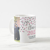 Pink Silver Class of 2025 Tasse (Vorderseite Links)