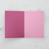 Pink Silver Glitzer Letter C Karte (Innenseite)