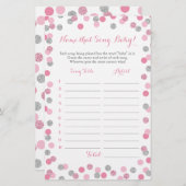 Pink & Silver Guess das Baby Song Baby Shooting Ga (Vorne/Hinten)