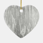 Pink Silver Letter J Keramik Ornament (Hinten)