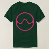 Pink Sine Chromatica Wave T-Shirt (Design vorne)