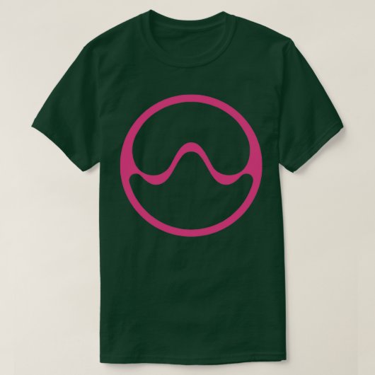 Pink Sine Chromatica Wave T-Shirt (Design vorne)