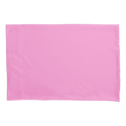Pink Single Standard Pillowcase Kissenbezug (Vorderseite)