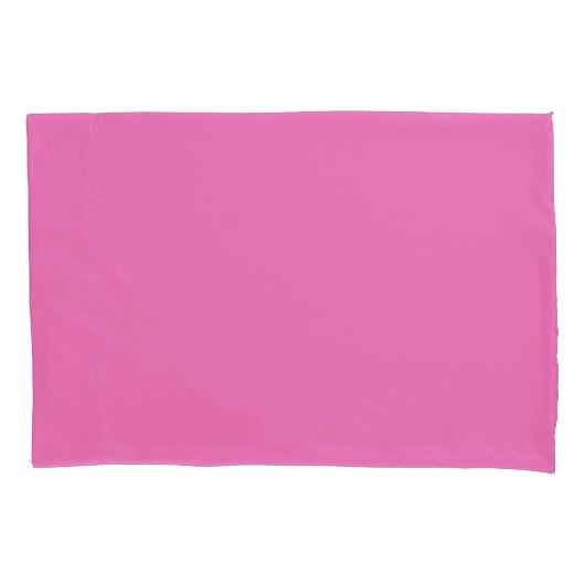 Pink-Single-Standardpillowcase Kissenbezug (Vorderseite)
