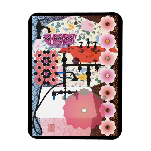 Pink Sinks Magnet (Vertikal)