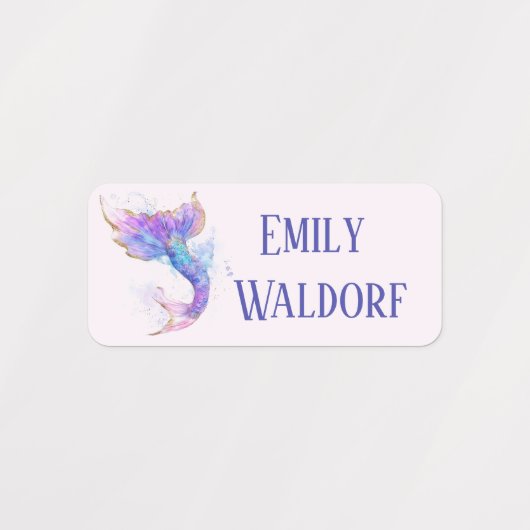 Pink Siren Kids' Name Clothing School Labels Etiketten (Design 1)