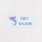 Pink Siren Kids' Name Clothing School Labels Etiketten (Design 2)