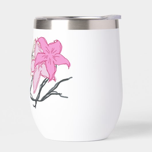 Pink Sketched Blume Bouquet (Links)