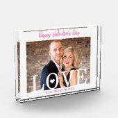 Pink-Skript | Moderne Briefe - Foto für große LIEB (Links)