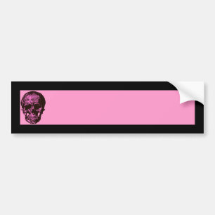 Pink Skull Autoaufkleber