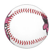 Pink Skull Baseball (Vorderseite Links)