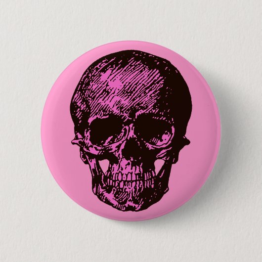 Pink Skull Button (Vorderseite)