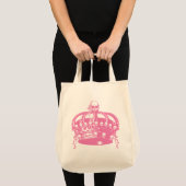 Pink Skull Crown Tragetasche (Vorderseite (Produkt))