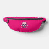 Pink Skull fuchsia fanny pack Bauchtasche (Ablage )