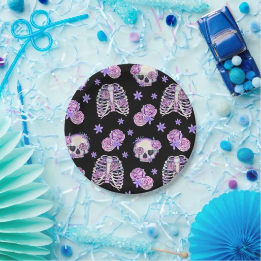 Pink Skull Halloween Paper Teller (Party)