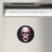 Pink Skull Magnet (In Situ (Geschirrspüler))