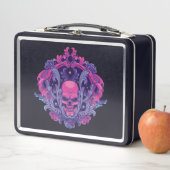 Pink Skull Metall Brotdose (Beispiel)