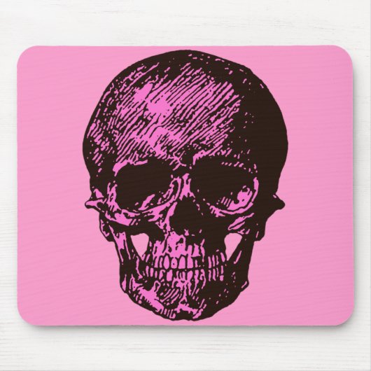 Pink Skull Mousepad (Vorne)