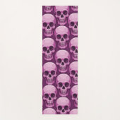 Pink Skull Pattern – Bold Repeating Design Yogamatte (Vorderseite)