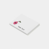 Pink Skull Personalisiert Post-it Klebezettel (angewinkelt)